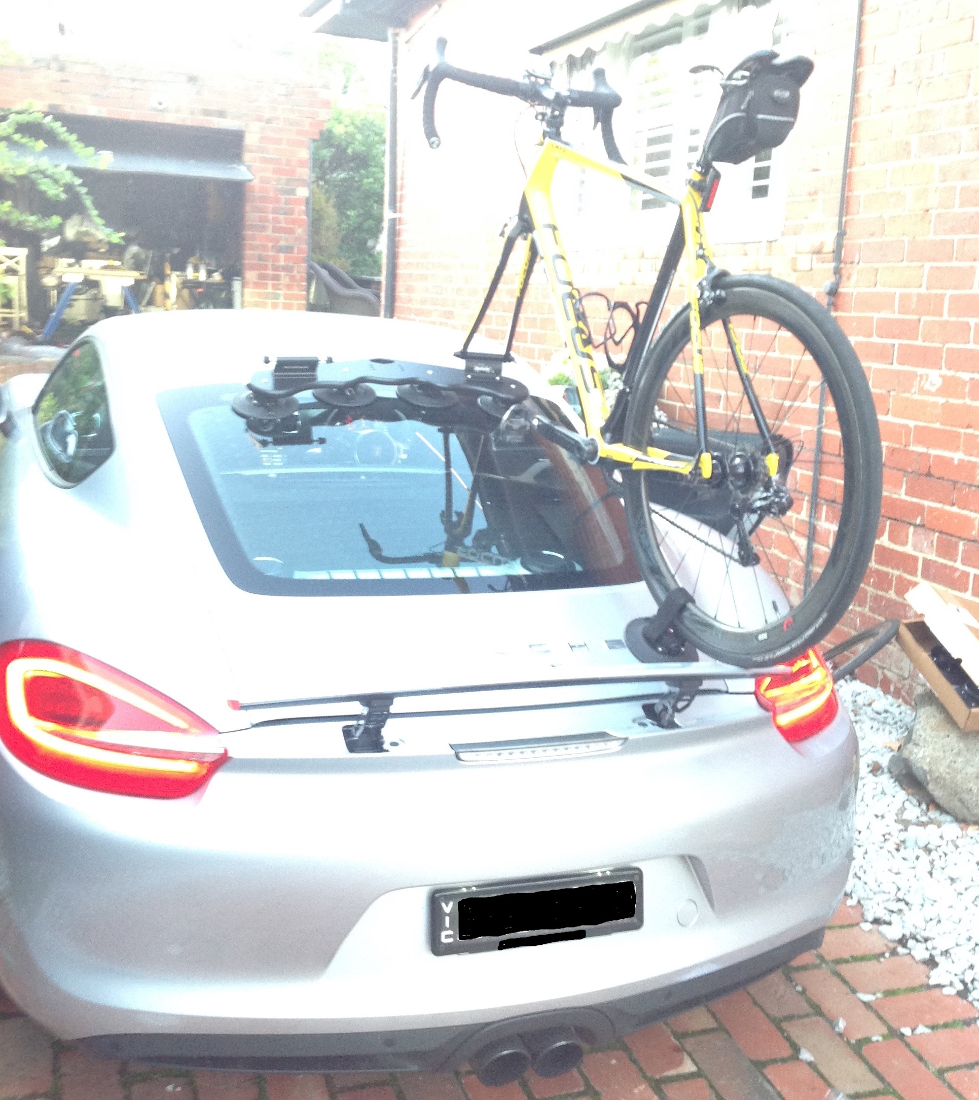 Porsche Cayman S Bike Rack