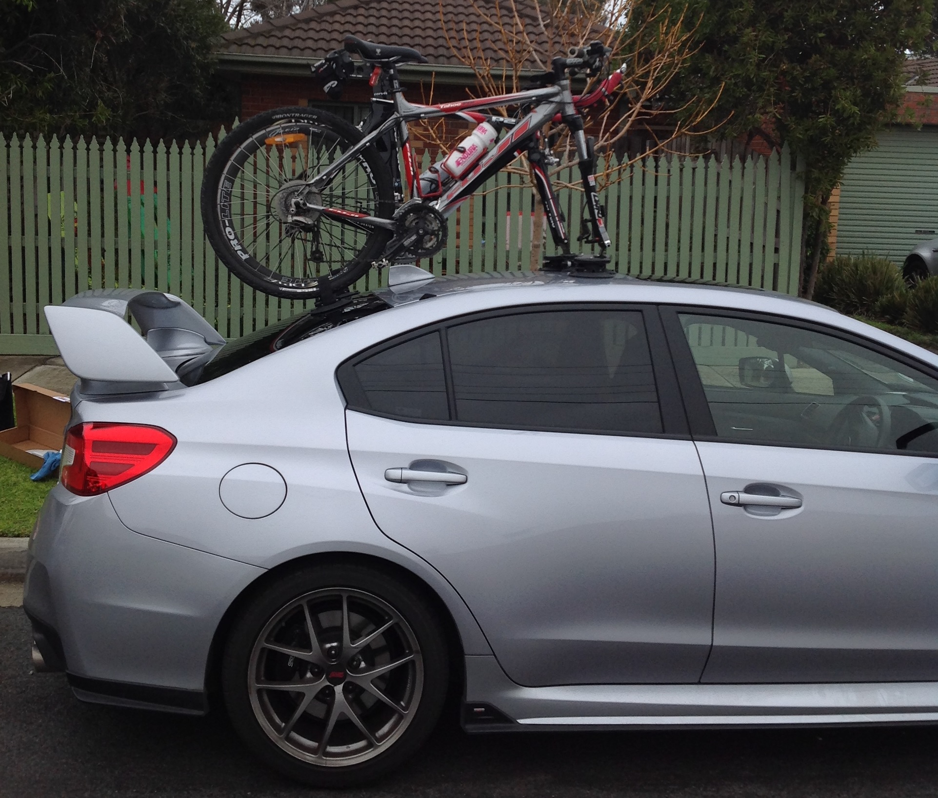 Subaru WRX STI Bike Rack – The Mini Bomber Solution