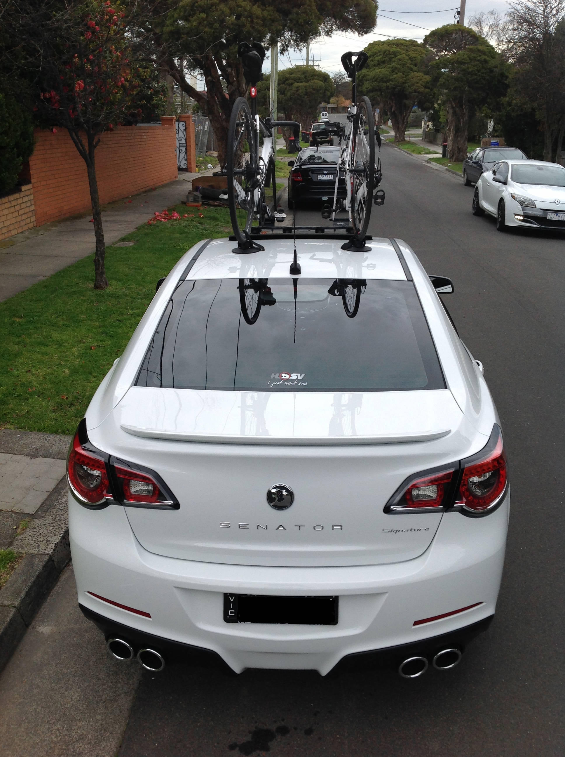 HSV Senator Bike Rack - The Mini Bomber Solution