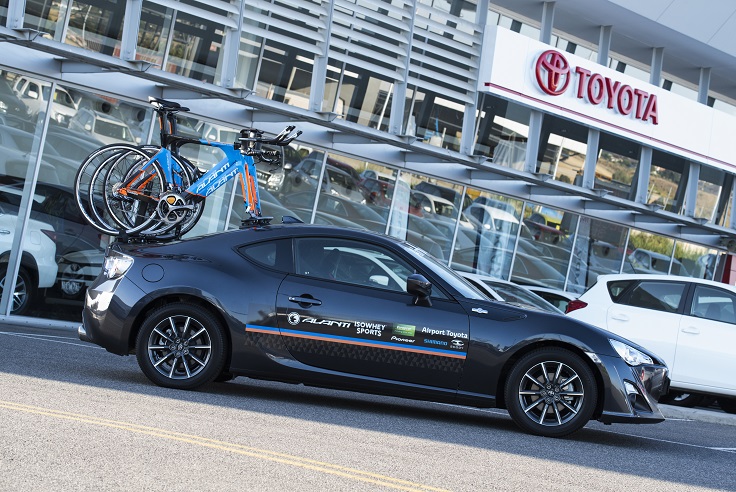 Airport Toyota / Avanti Racing Toyota 86 fitted with SeaSucker Mini Bomber and two Flight Decks