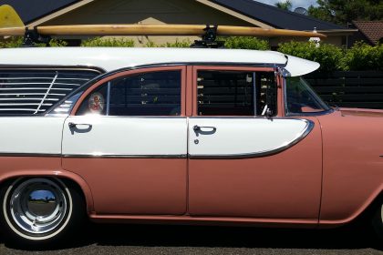 1960 FB Holden with SeaSucker Paddle Board Rack