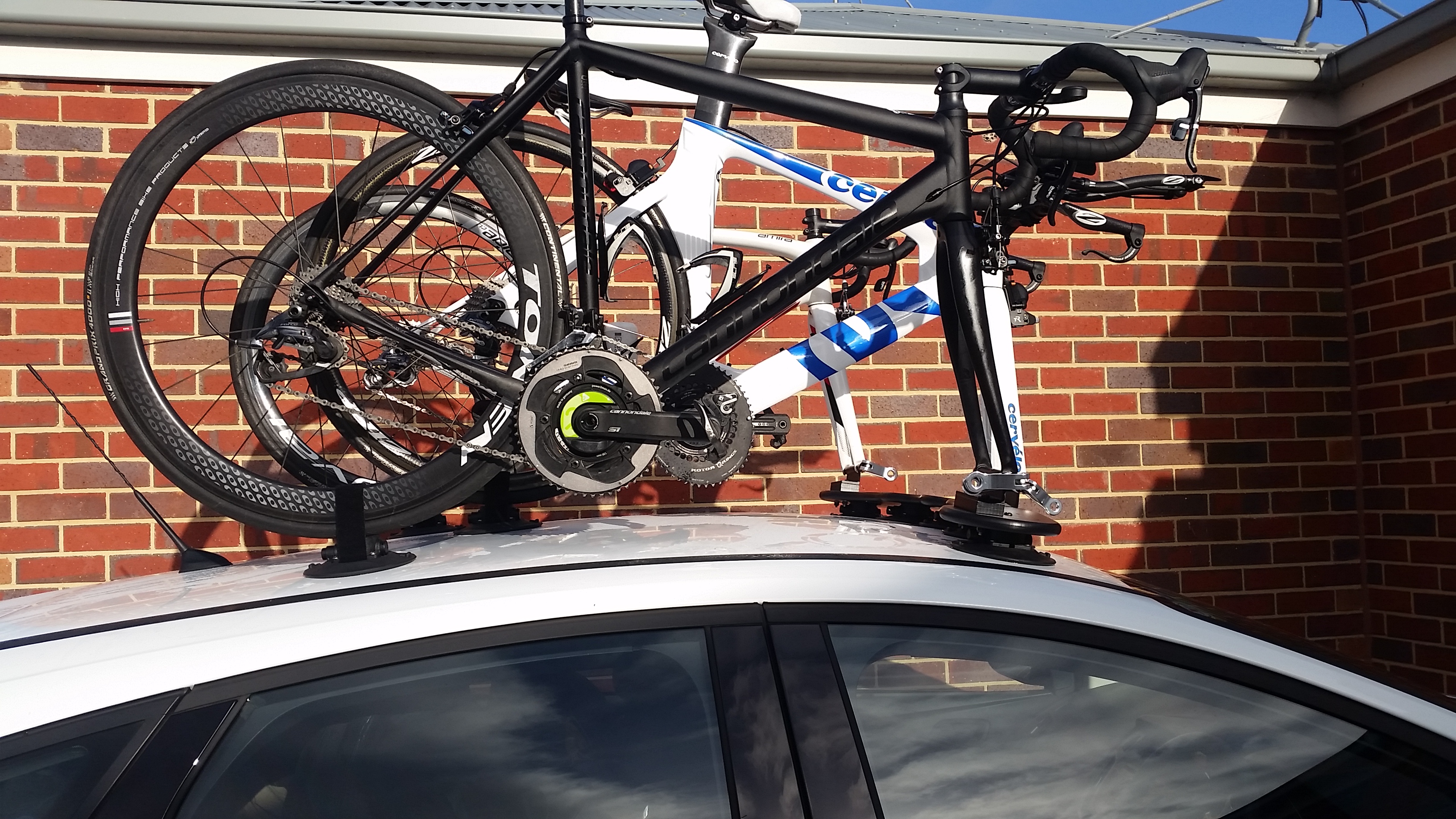 Ford Focus - The SeaSucker Bomber Bike Rack side view