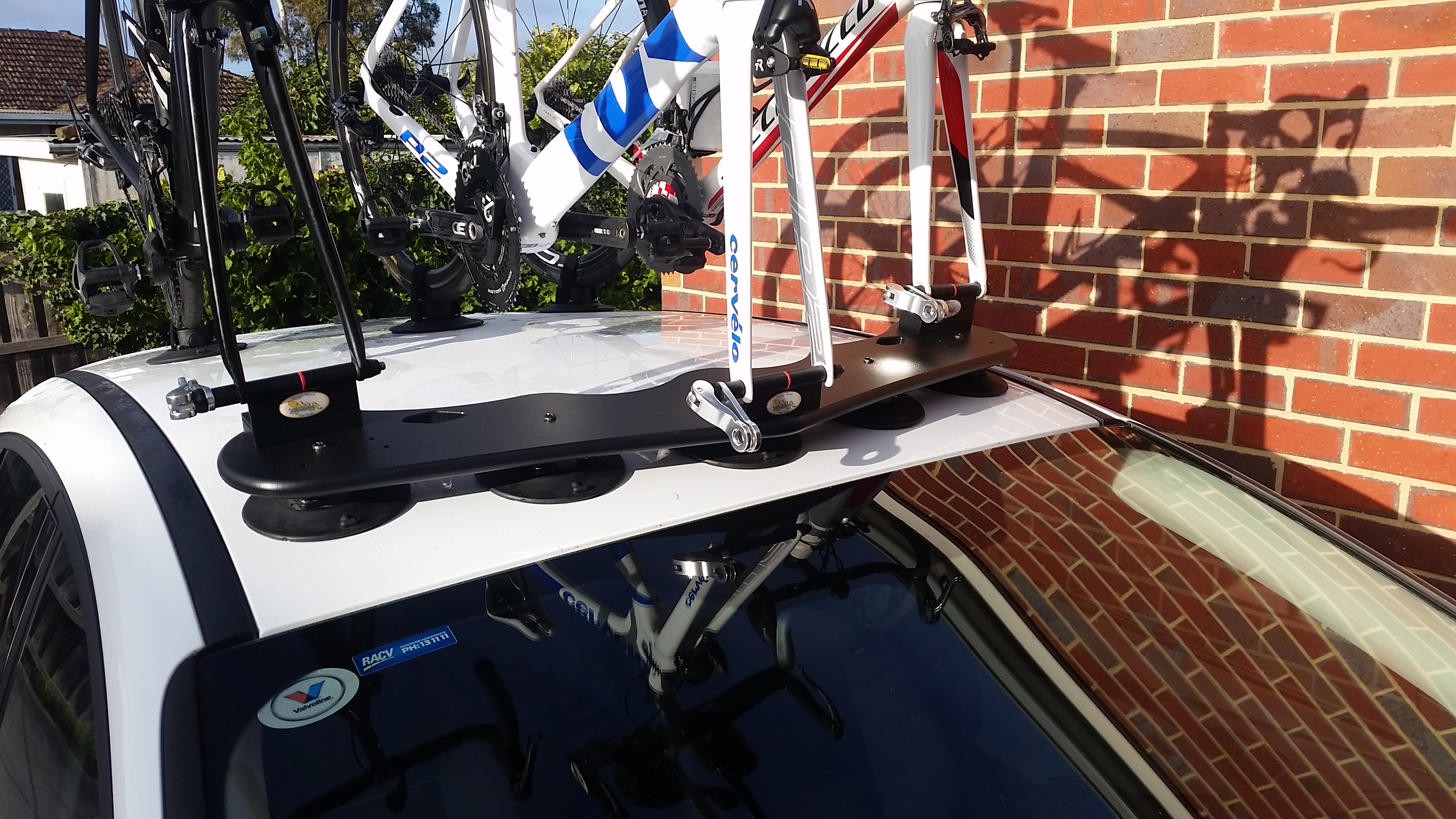 Ford Focus - The SeaSucker Bomber Bike Rack close up