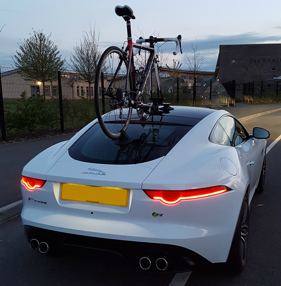 2015 Jaguar F-Type SeaSucker Talon Rear View