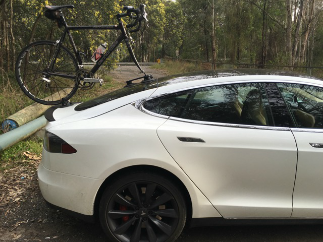 Tesla Model S Bike Rack SeaSucker Talon