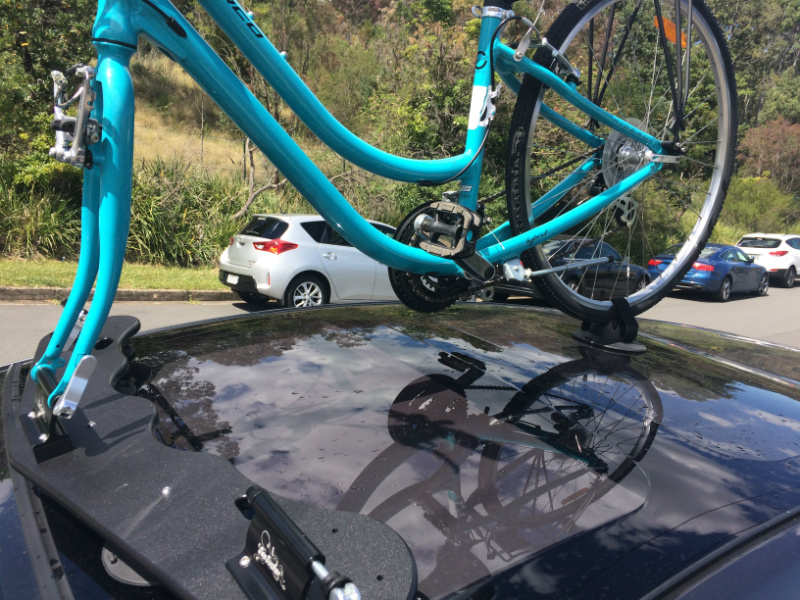 Toyota Prius and SeaSucker Bomber Bike Rack