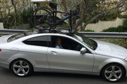 Mercedes Benz C250 Bike Rack - SeaSucker Mini Bomber