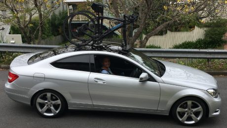 Mercedes Benz C250 Bike Rack - SeaSucker Mini Bomber