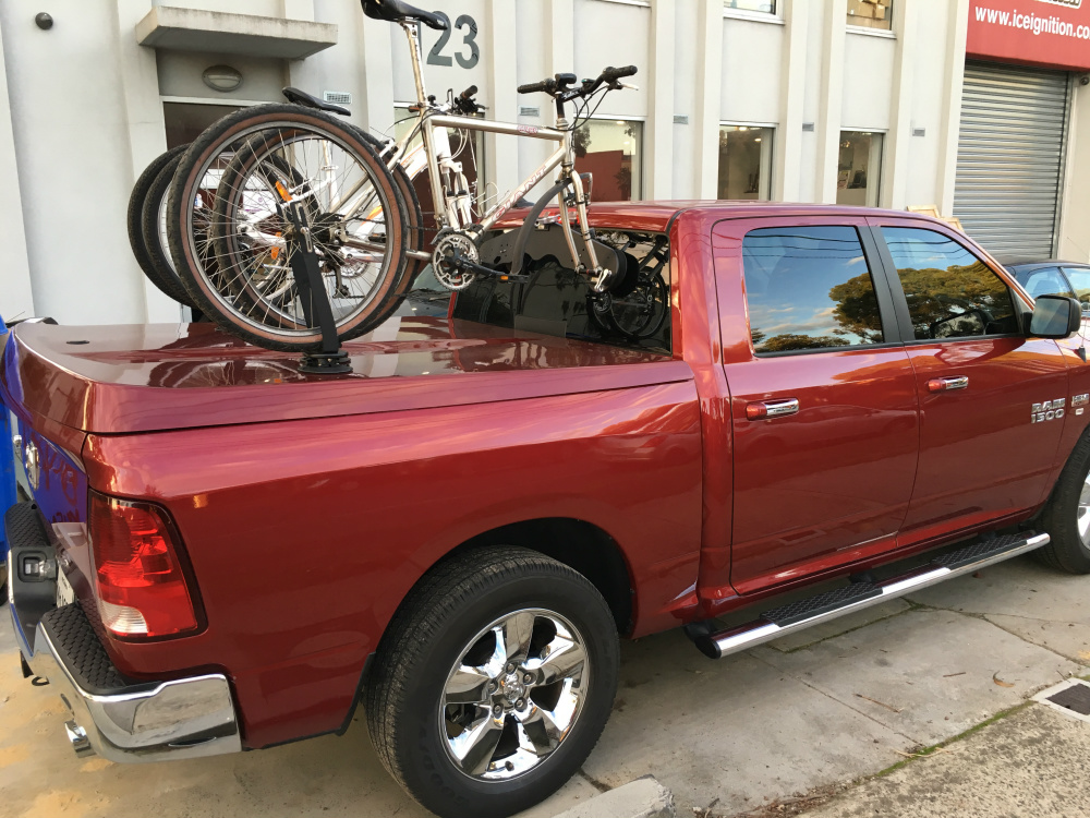 Dodge RAM 1500 Bike Rack - The SeaSucker Bomber