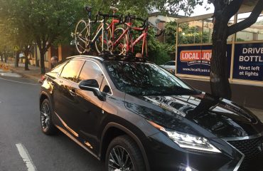 Lexus RX350 and the SeaSucker Bomber 3 bike rack