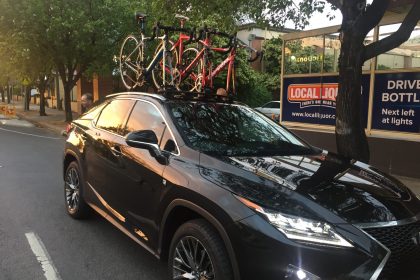 Lexus RX350 and the SeaSucker Bomber 3 bike rack