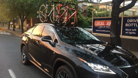 Lexus RX350 and the SeaSucker Bomber 3 bike rack