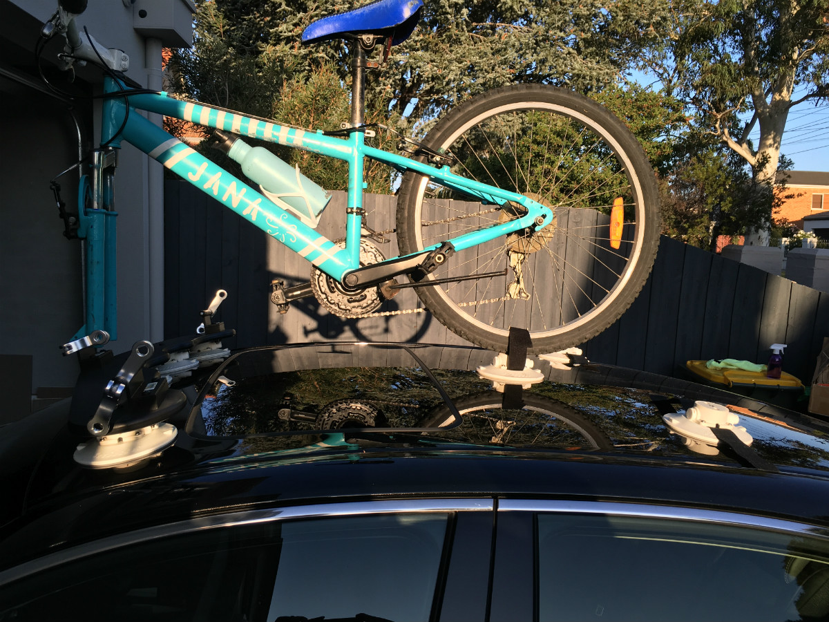 Lexus ES300h Bike Rack - The SeaSucker Bomber