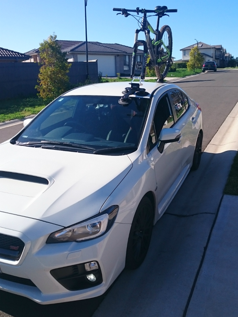 Subaru WRX STI and SeaSucker Talon Bike Rack