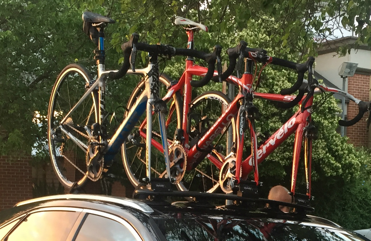 Lexus RX350 Bike Rack - The SeaSucker Bomber 3 bike rack