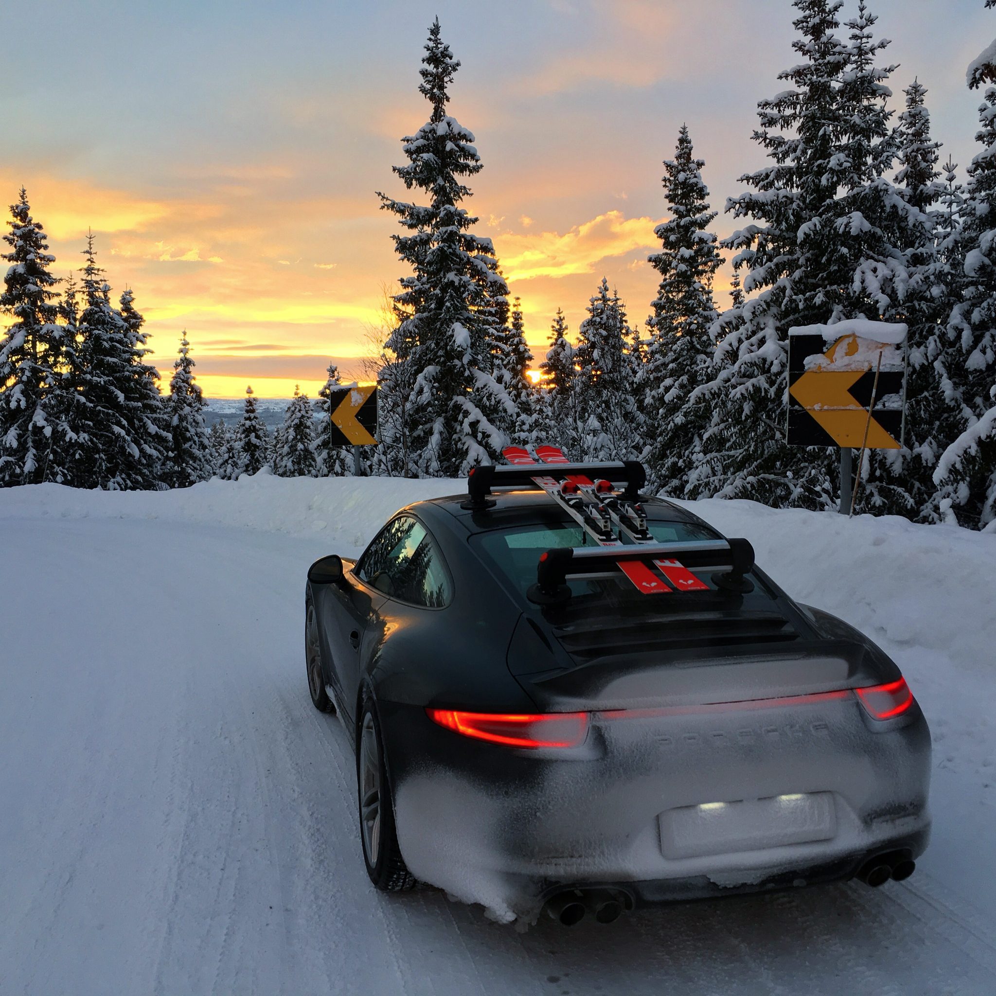 Porsche Ski Rack - The SeaSucker Ski Rack