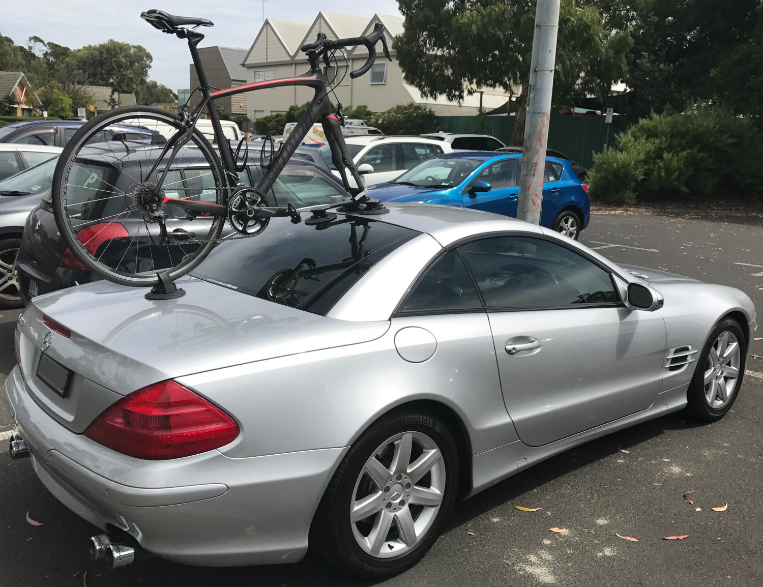 Mercedes SL500 Bike Rack - The SeaSucker Talon