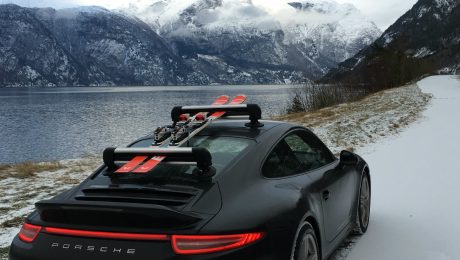 Porsche Ski Rack - The SeaSucker Ski Rack