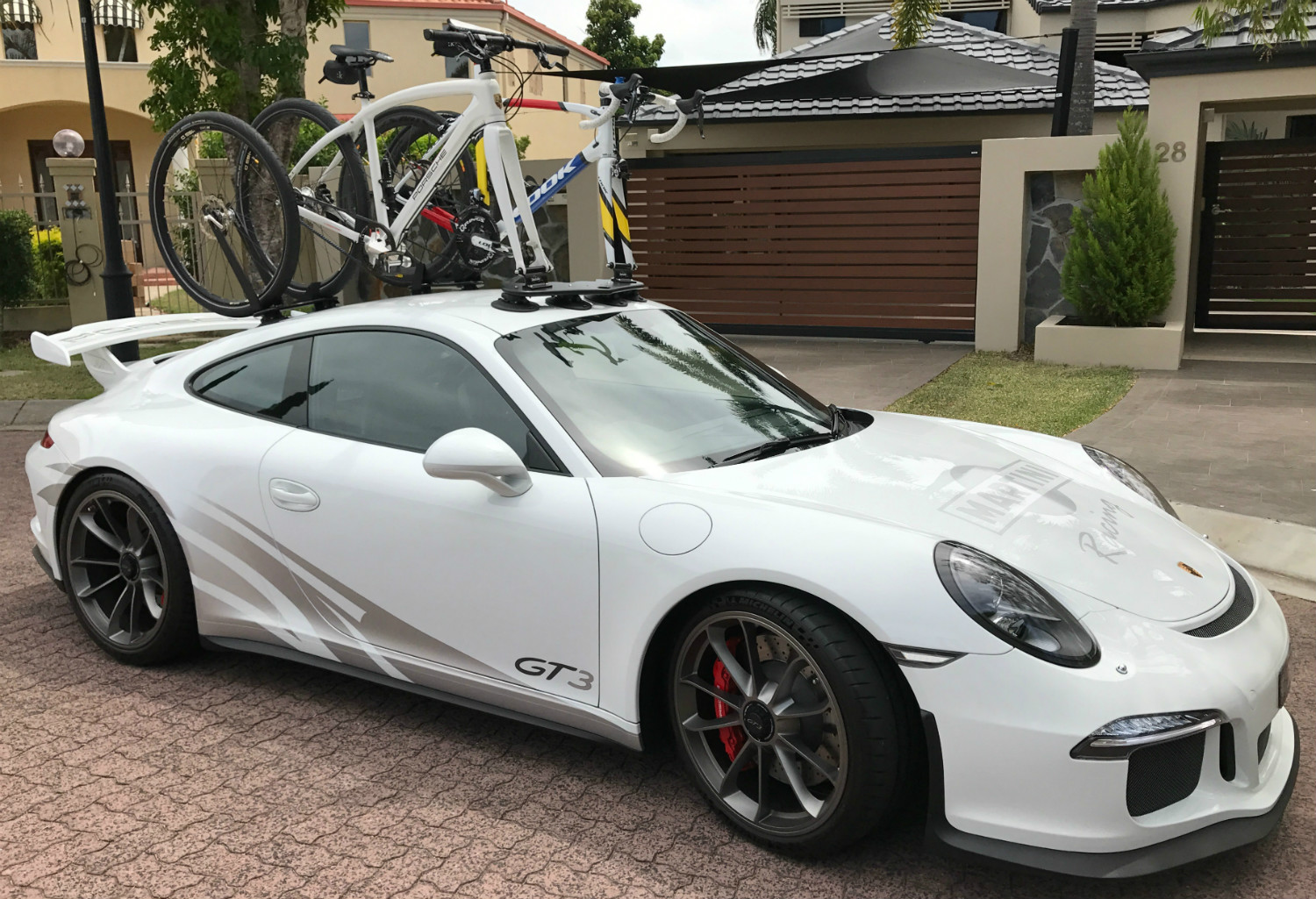 Porsche GT3 Bike Rack - SeaSucker Mini Bomber