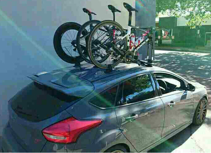 Ford Focus ST Bike Rack - The SeaSucker Bomber