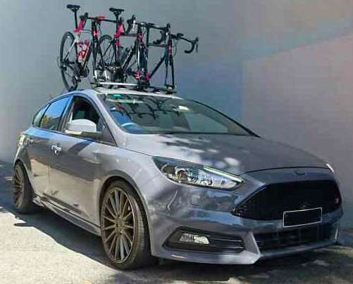 Ford Focus ST Bike Rack - The SeaSucker Bomber