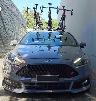 Ford Focus ST Bike Rack - The SeaSucker Bomber