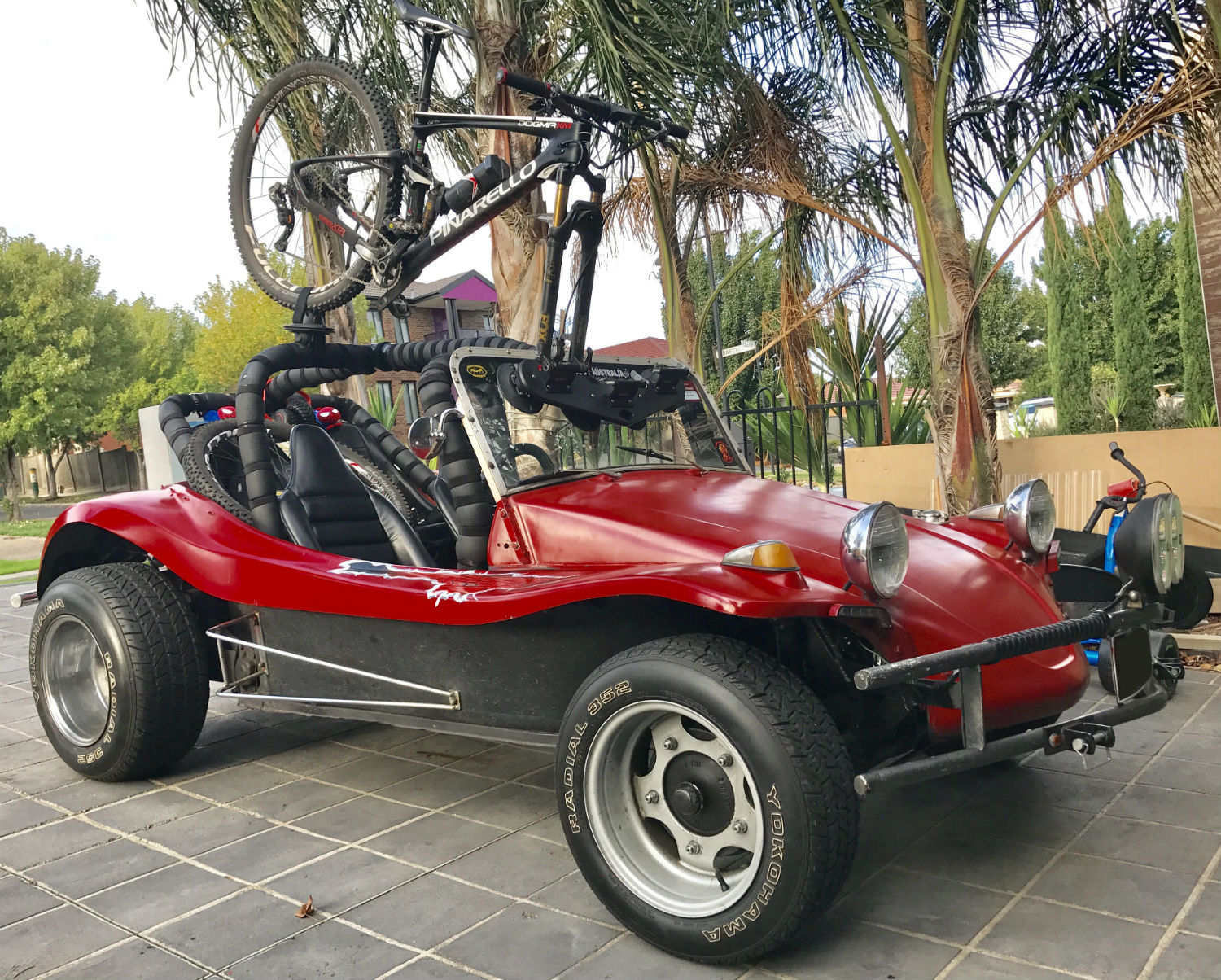 VW Dune Buggy Bike rack - The SeaSucker Mini Bomber