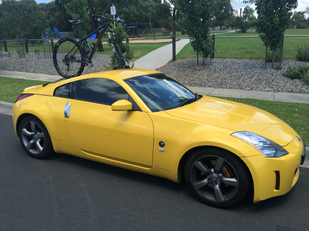 Nissan 350Z Bike Rack - The SeaSucker Talon