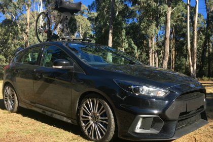 Ford Focus RS Bike Rack - the SeaSucker Mini Bomber