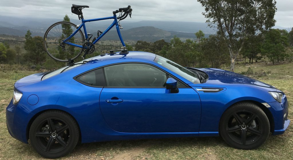 Subaru BRZ Bike Rack - The SeaSucker Talon