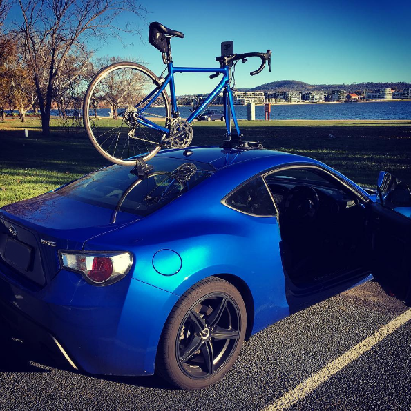 Subaru BRZ Bike Rack - The SeaSucker Talon