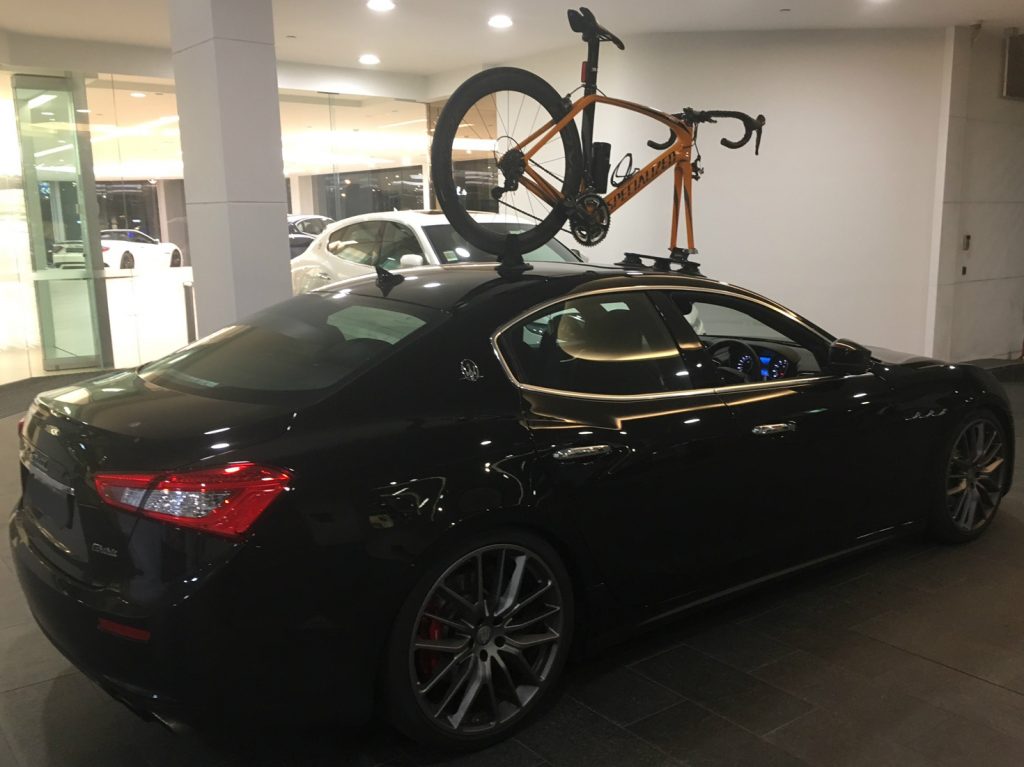 Maserati Ghibli Bike Rack - the SeaSucker Talon