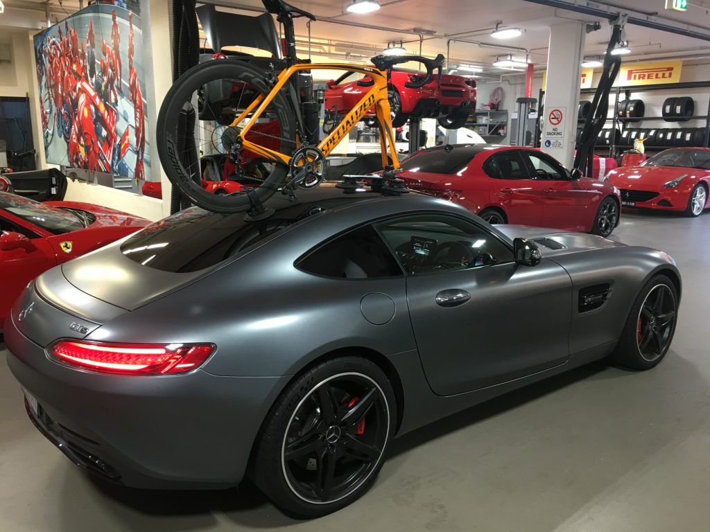 Mercedes AMG GT Bike Rack - The SeaSucker Talon