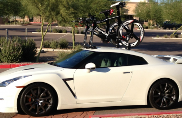 Nissan GTR Bike Rack - The SeaSucker Mini Bomber