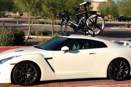 Nissan GTR Bike Rack - The SeaSucker Mini Bomber