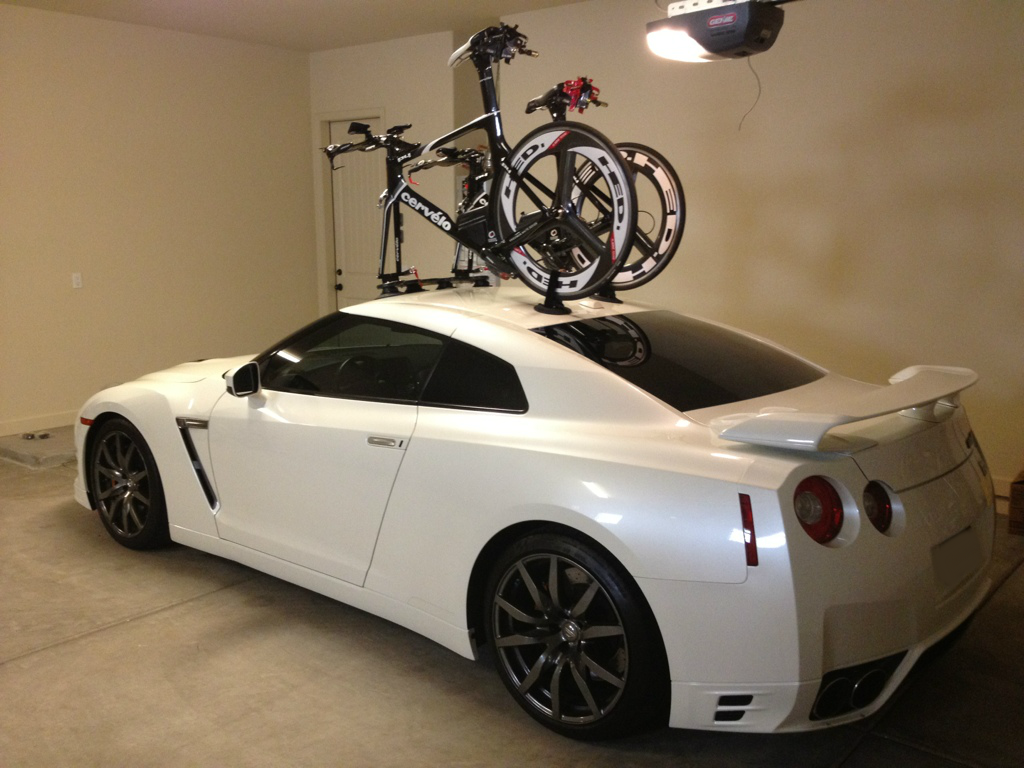 Nissan GTR Bike Rack - The SeaSucker Mini Bomber