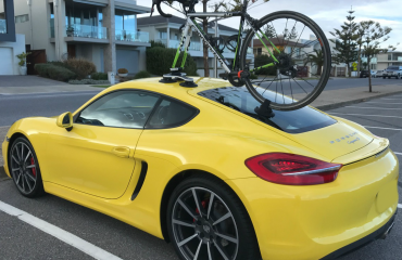 Porsche Cayman S 981 Bike Rack - The SeaSucker Talon