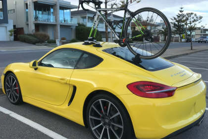 Porsche Cayman S 981 Bike Rack - The SeaSucker Talon