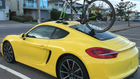 Porsche Cayman S 981 Bike Rack - The SeaSucker Talon