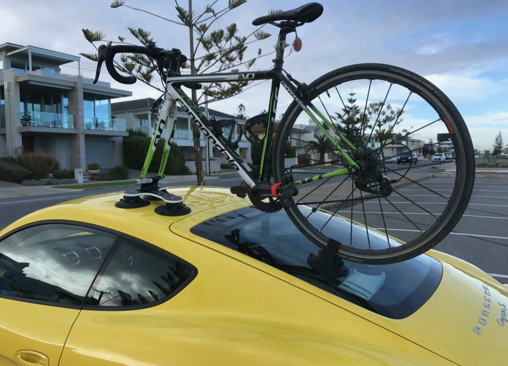 Porsche Cayman S 981 Bike Rack - The SeaSucker Talon