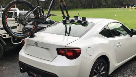 Toyota 86 Bike Rack - the SeaSucker Mini Bomber