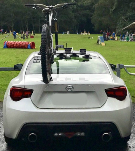 Toyota 86 Bike Rack - the SeaSucker Mini Bomber