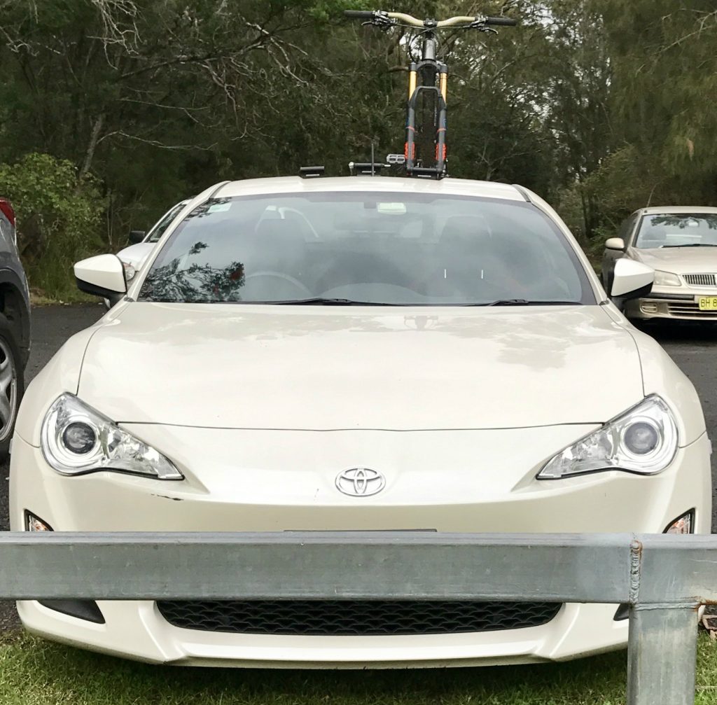 Toyota 86 Bike Rack - the SeaSucker Mini Bomber