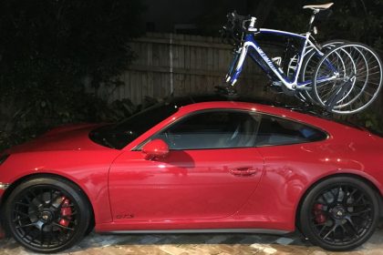 Porsche 911 GTS Bike Rack - The SeaSucker Mini Bomber