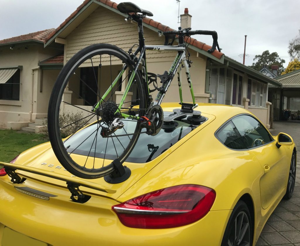 Porsche Cayman S 981 Bike Rack - The SeaSucker Talon