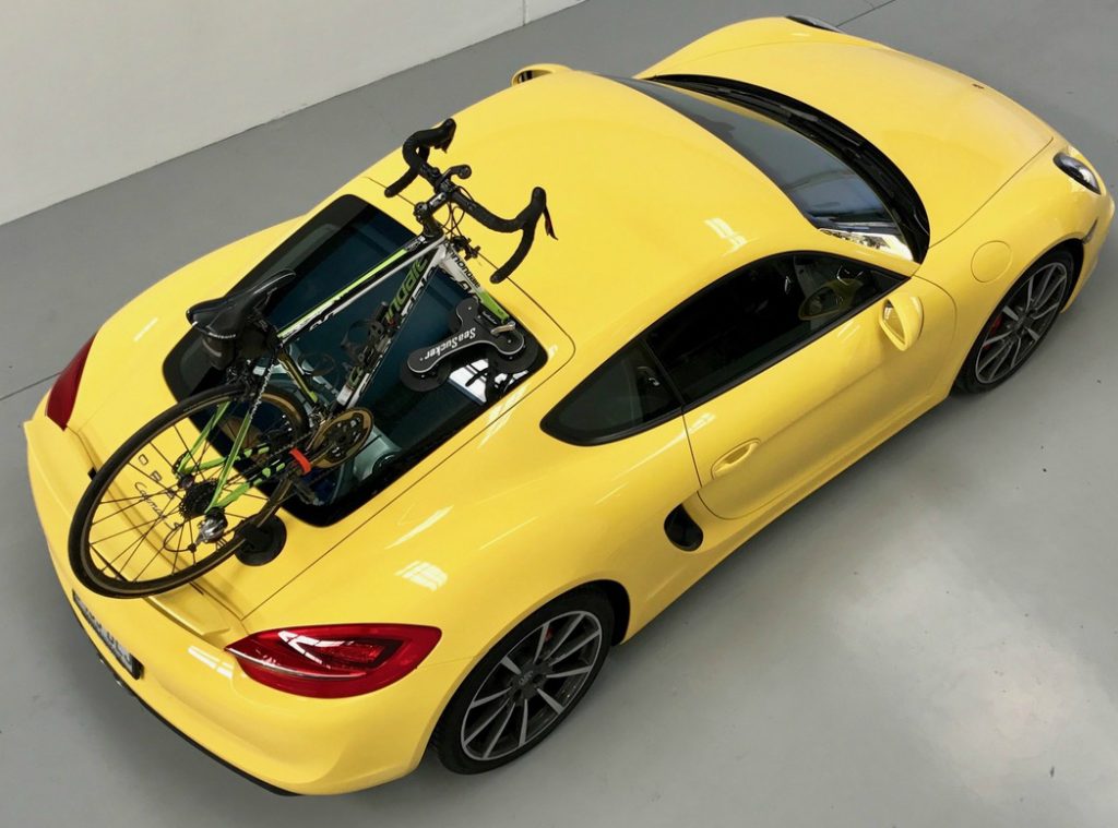 Porsche Cayman S 981 Bike Rack - The SeaSucker Talon