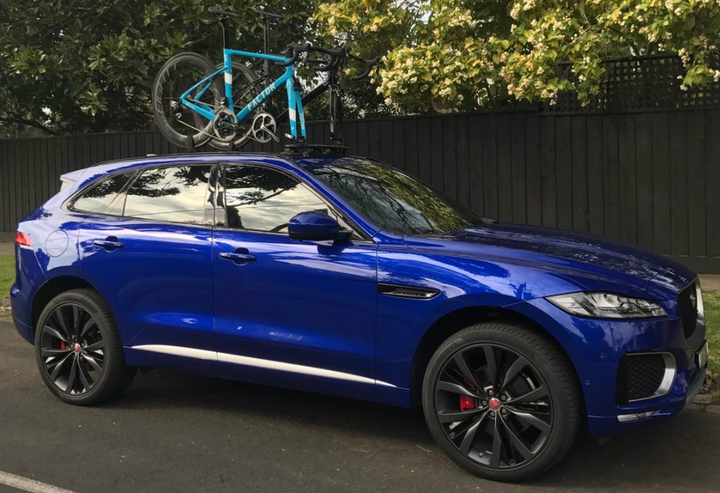 Jaguar F-Pace Bike Rack - The SeaSucker Mini Bomber