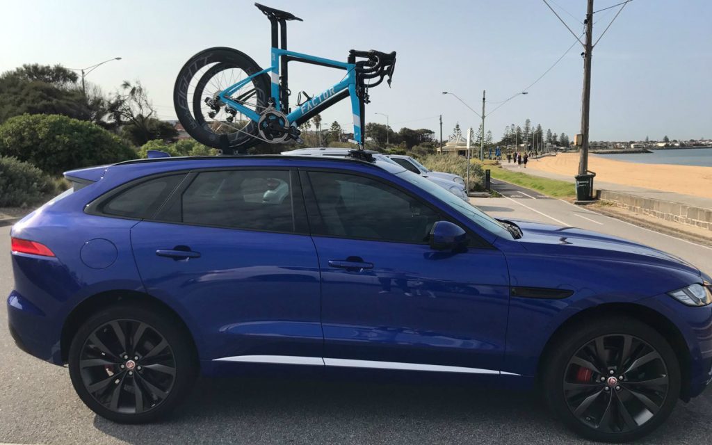 Jaguar F-Pace Bike Rack - The SeaSucker Mini Bomber