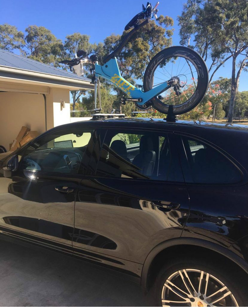 Porsche Cayenne Bike Rack - The SeaSucker Mini Bomber