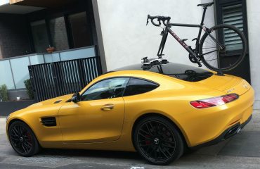 Mercedes AMG GTs Bike Rack - The SeaSucker Mini Bomber